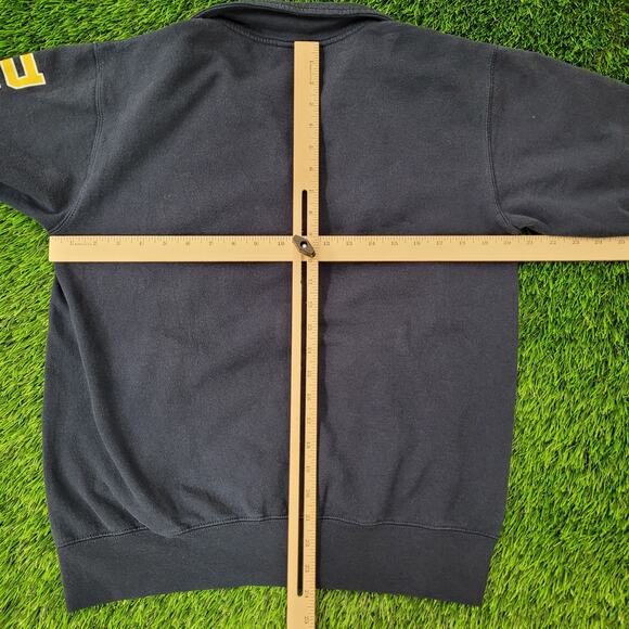 Vintage Y2K Toledo Rockets Zip Sweatshirt Medium 21x24 Baggy Cropped - Picture 4 of 16